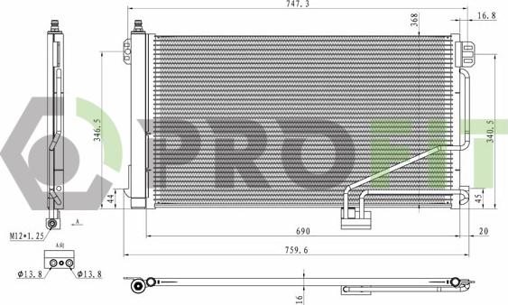 Profit 1770-0301 - Condensatore, Climatizzatore autozon.pro