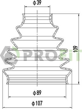 Profit 2710-0048 XLB - Cuffia, Semiasse autozon.pro