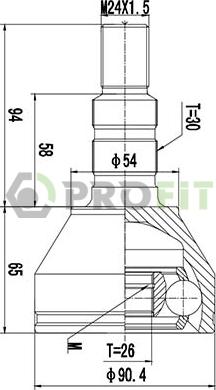 Profit 2710-1506 - Kit giunti, Semiasse autozon.pro