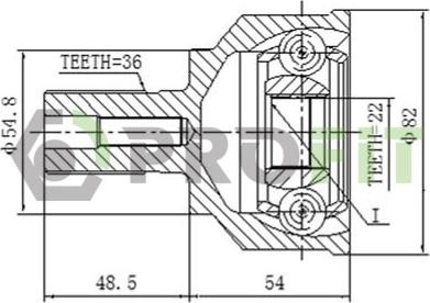 Profit 2710-3114 - Kit giunti, Semiasse autozon.pro