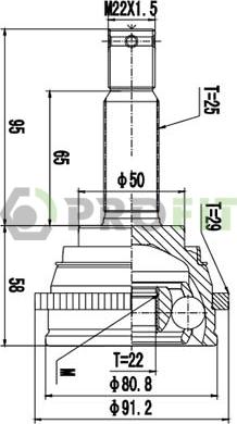 Profit 2710-2655 - Kit giunti, Semiasse autozon.pro