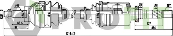 Profit 2730-0378 - Albero motore / Semiasse autozon.pro