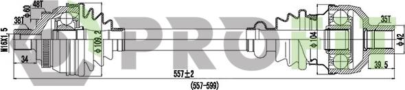 Profit 2730-0267 - Albero motore / Semiasse autozon.pro