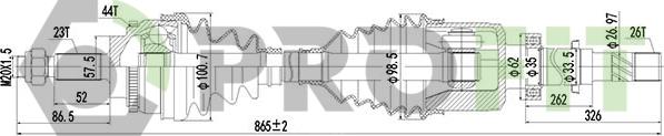 Profit 2730-1039 - Albero motore / Semiasse autozon.pro