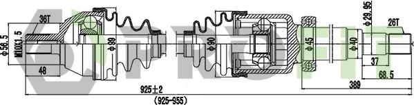 Profit 2730-3039 - Albero motore / Semiasse autozon.pro