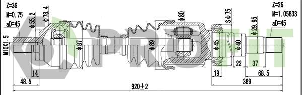 Profit 2730-3029 - Albero motore / Semiasse autozon.pro