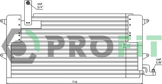 Profit PR 9555C1 - Condensatore, Climatizzatore autozon.pro