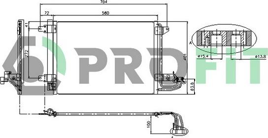 Profit PR 9558C1 - Condensatore, Climatizzatore autozon.pro