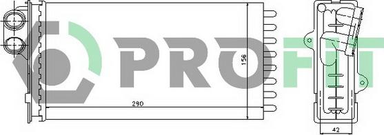 Profit PR 5540N1 - Scambiatore calore, Riscaldamento abitacolo autozon.pro