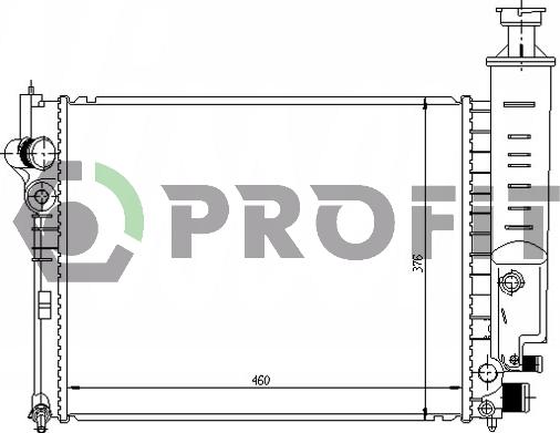 Profit PR 0540A3 - Radiatore, Raffreddamento motore autozon.pro