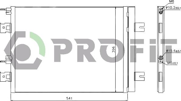 Profit PR 1901C3 - Condensatore, Climatizzatore autozon.pro