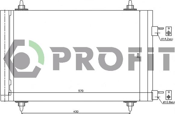 Profit PR 1912C1 - Condensatore, Climatizzatore autozon.pro