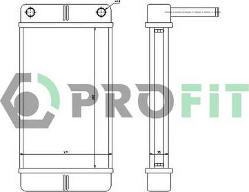 Profit PR 2092T1 - Intercooler autozon.pro