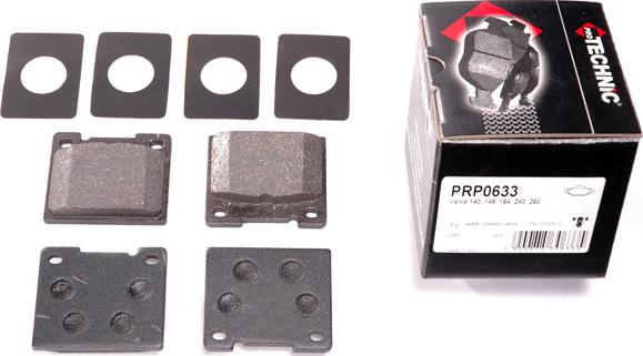 Protechnic PRP0633 - Kit pastiglie freno, Freno a disco autozon.pro