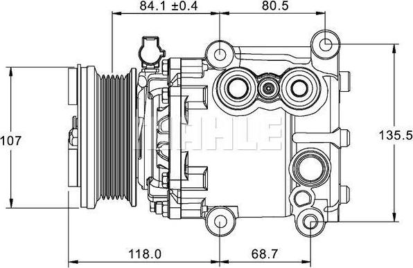 PSH 090.595.059.310 - Compressore, Climatizzatore autozon.pro