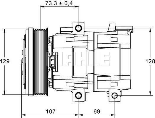 PSH 090.595.031.310 - Compressore, Climatizzatore autozon.pro