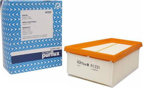 Purflux A1231 - Filtro aria autozon.pro