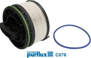 Purflux C876 - Filtro carburante autozon.pro