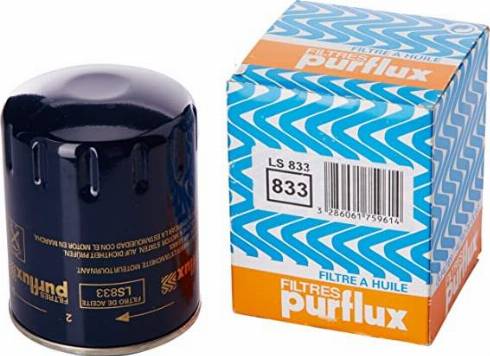 Purflux LS833 - Filtro olio autozon.pro