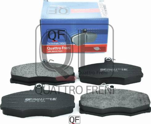 Quattro Freni QF55500 - Kit pastiglie freno, Freno a disco autozon.pro