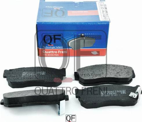 Quattro Freni QF55702 - Kit pastiglie freno, Freno a disco autozon.pro