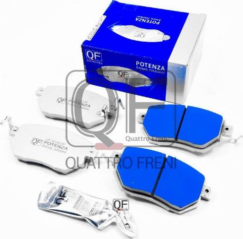 Quattro Freni QF500502P - Kit pastiglie freno, Freno a disco autozon.pro