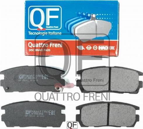 Quattro Freni QF501102 - Kit pastiglie freno, Freno a disco autozon.pro