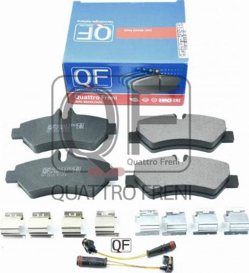 Quattro Freni QF501350 - Kit pastiglie freno, Freno a disco autozon.pro