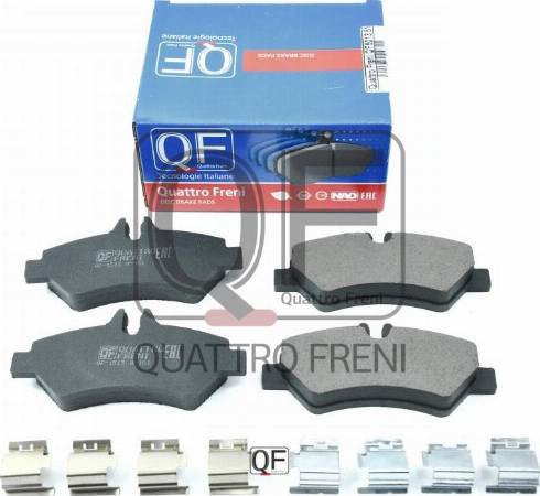 Quattro Freni QF501351 - Kit pastiglie freno, Freno a disco autozon.pro