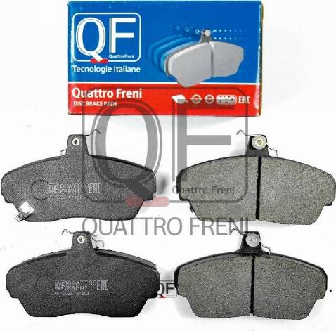 Quattro Freni QF502102 - Kit pastiglie freno, Freno a disco autozon.pro