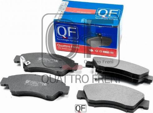 Quattro Freni QF502302 - Kit pastiglie freno, Freno a disco autozon.pro