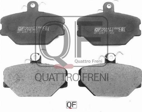 Quattro Freni QF53700 - Kit pastiglie freno, Freno a disco autozon.pro