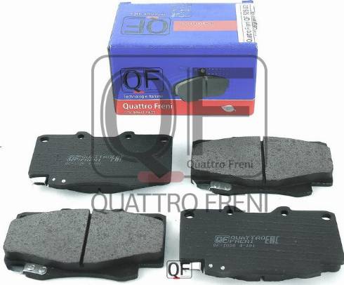 Quattro Freni QF52602 - Kit pastiglie freno, Freno a disco autozon.pro