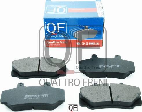 Quattro Freni QF52100 - Kit pastiglie freno, Freno a disco autozon.pro