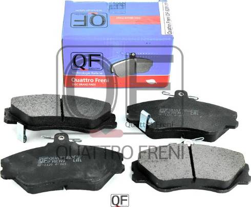 Quattro Freni QF62002 - Kit pastiglie freno, Freno a disco autozon.pro