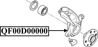 Quattro Freni QF00D00000 - Fuso a snodo, Sospensione ruota autozon.pro