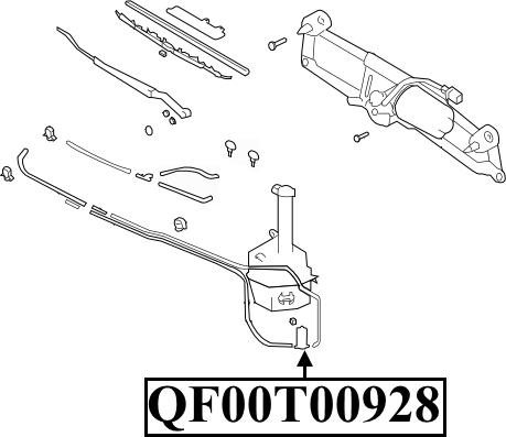 Quattro Freni QF00N00033 - Pompa acqua lavaggio, Pulizia cristalli autozon.pro