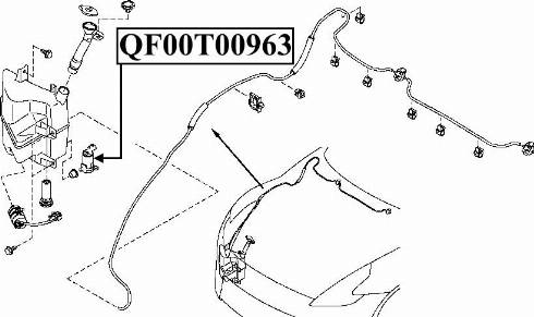 Quattro Freni QF00T00963 - Pompa acqua lavaggio, Pulizia cristalli autozon.pro