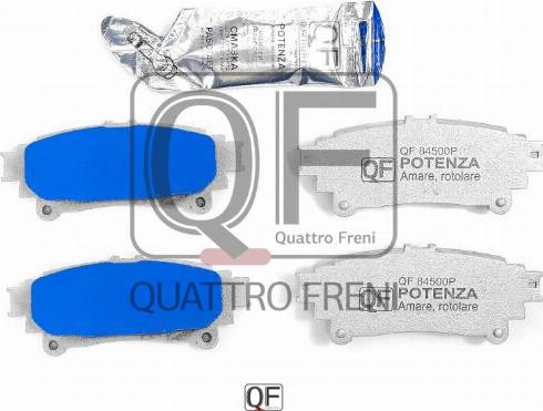 Quattro Freni QF84500P - Kit pastiglie freno, Freno a disco autozon.pro