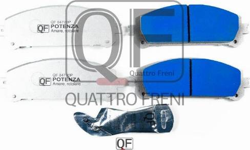 Quattro Freni QF84700P - Kit pastiglie freno, Freno a disco autozon.pro