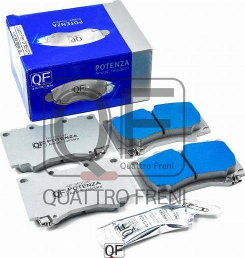 Quattro Freni QF85502P - Kit pastiglie freno, Freno a disco autozon.pro