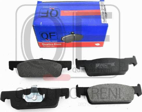 Quattro Freni QF83500 - Kit pastiglie freno, Freno a disco autozon.pro