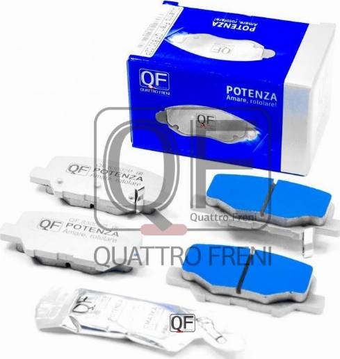 Quattro Freni QF83002P - Kit pastiglie freno, Freno a disco autozon.pro