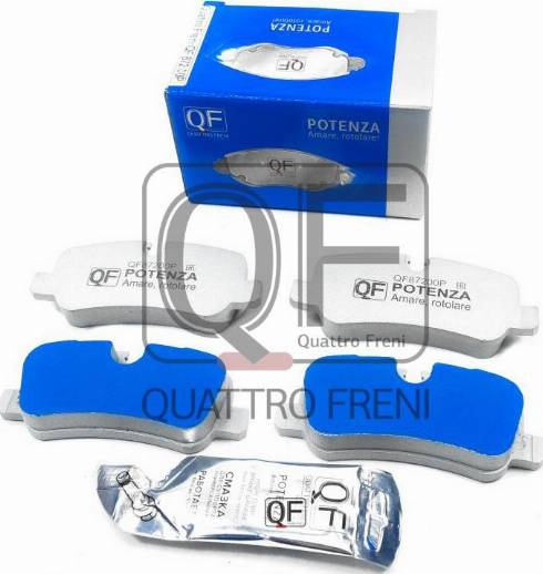 Quattro Freni QF87200P - Kit pastiglie freno, Freno a disco autozon.pro