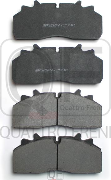 Quattro Freni QF221250 - Kit pastiglie freno, Freno a disco autozon.pro