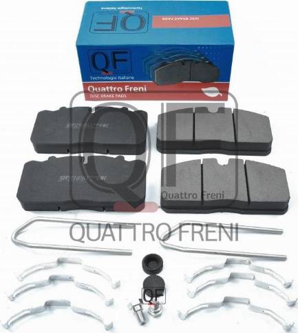 Quattro Freni QF71250 - Kit pastiglie freno, Freno a disco autozon.pro