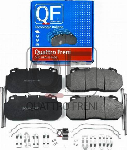 Quattro Freni QF72050 - Kit pastiglie freno, Freno a disco autozon.pro