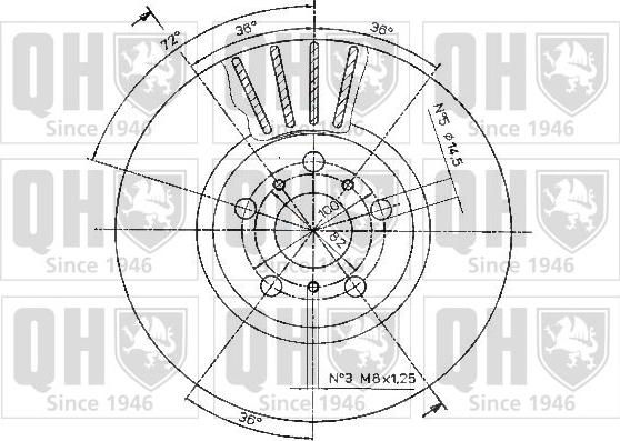 Quinton Hazell BDC4423 - Discofreno autozon.pro