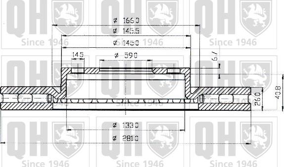 Quinton Hazell BDC4501 - Discofreno autozon.pro