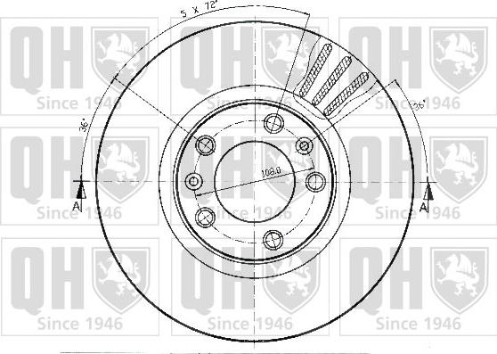 Quinton Hazell BDC4507 - Discofreno autozon.pro